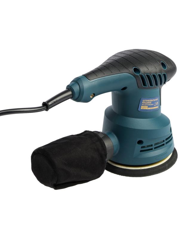 Шлифмашина эксцентриковая ТУНДРА, 400 Вт, 125 мм, 7000 - 14000 об/мин, 6 скоростей
