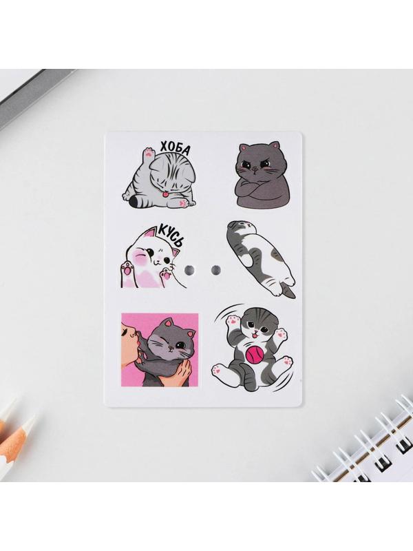 Значок с наклейками