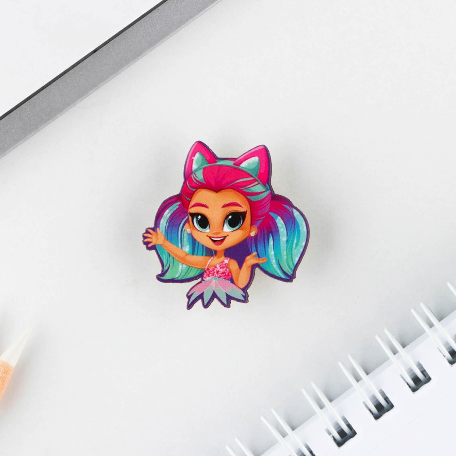 Значок с наклейками