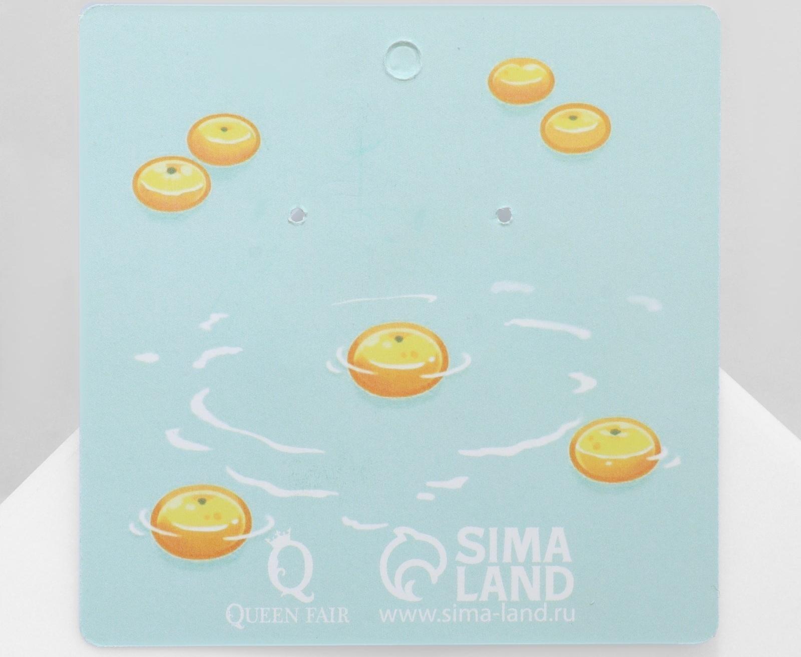 Серьги акрил 