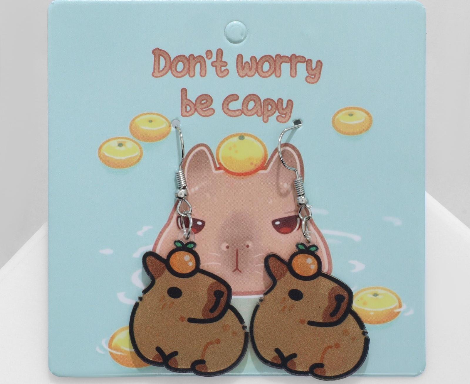 Серьги акрил 