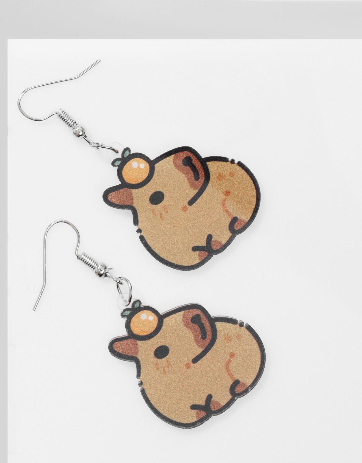 Серьги акрил 