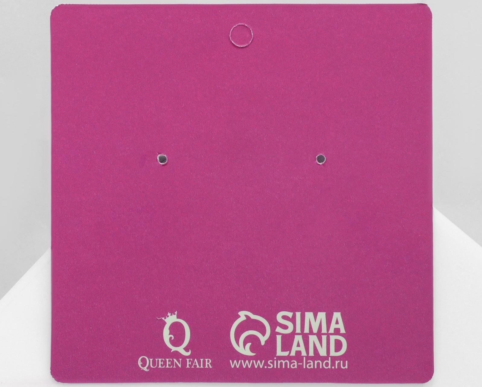 Серьги акрил 