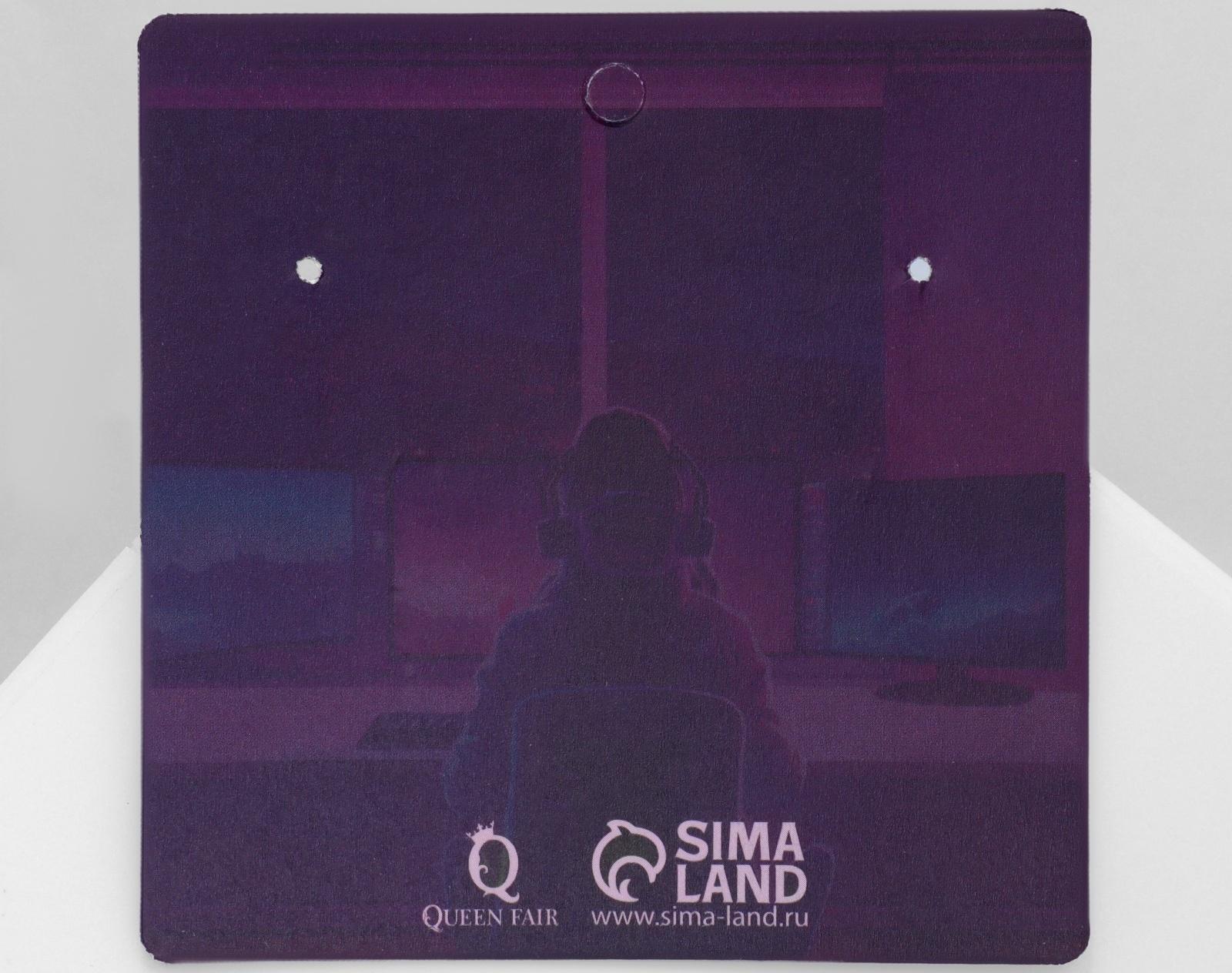 Серьги акрил 