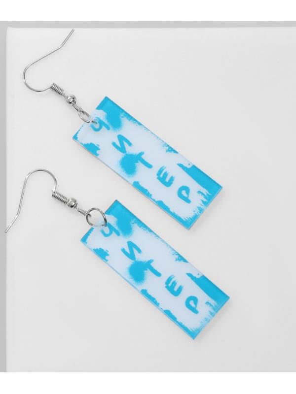 Серьги акрил 