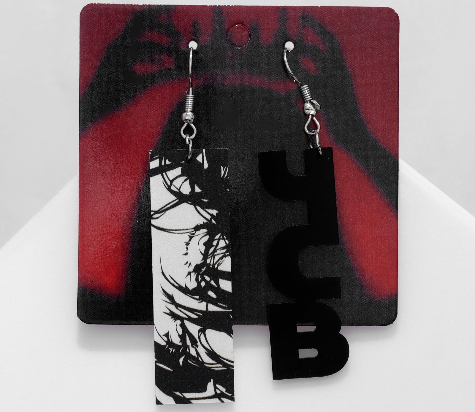 Серьги акрил 