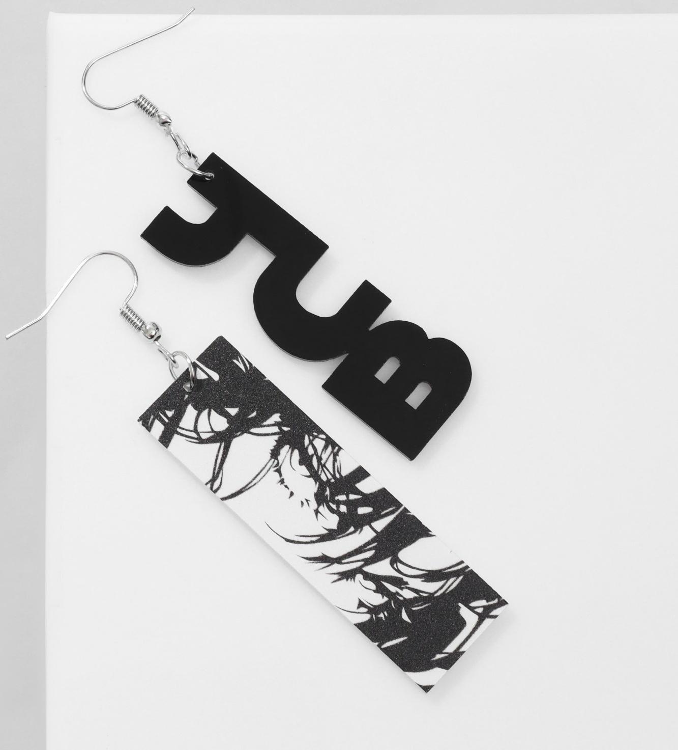 Серьги акрил 