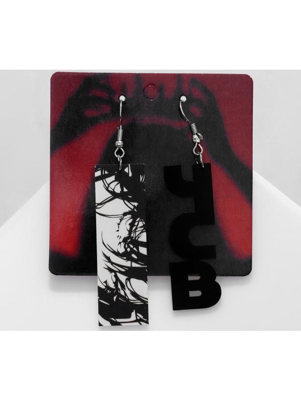 Серьги акрил 