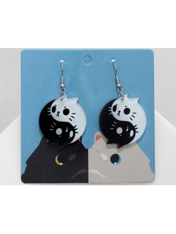 Серьги акрил 