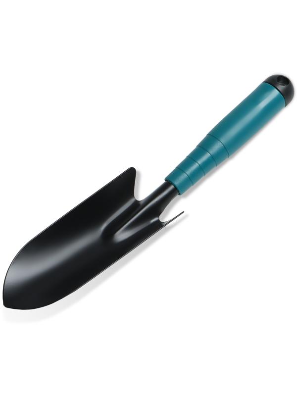 Совок посадочный узкий пластиковая рукоять зеленый