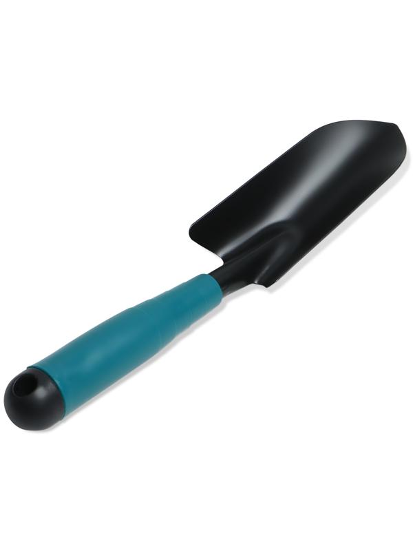 Совок посадочный узкий пластиковая рукоять зеленый