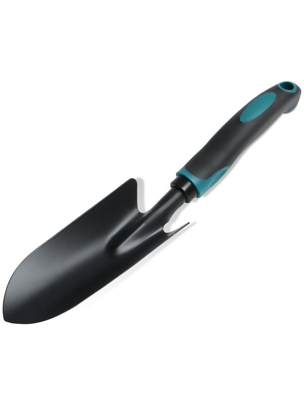 Совок посадочный широкий пластиковая рукоять черный