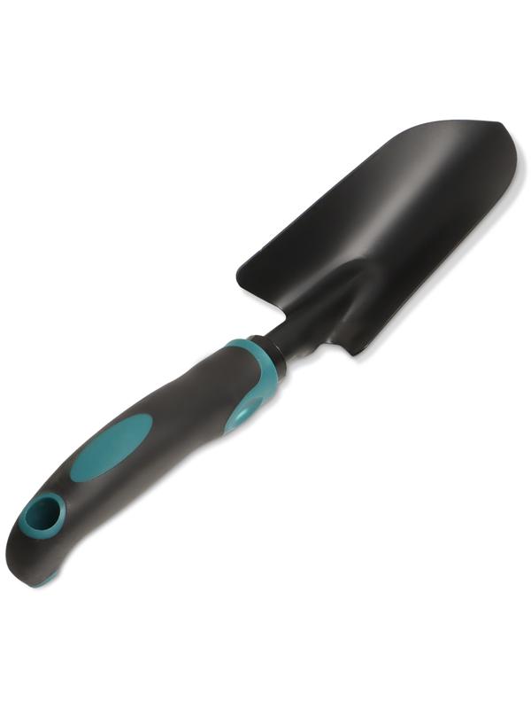 Совок посадочный широкий пластиковая рукоять черный