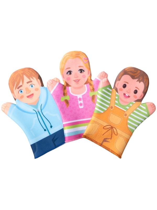 Домашний кукольный театр «Семья», 7 кукол-перчаток