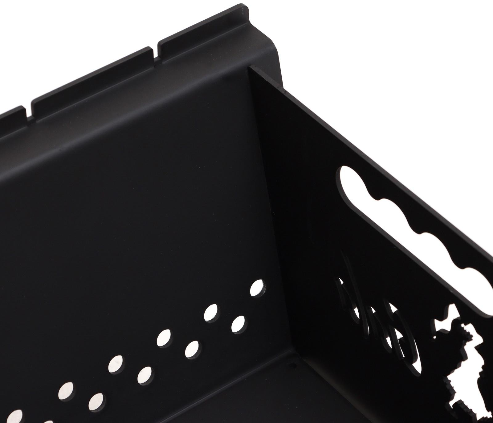 Мангал разборный переносной, толщина металла 3 мм, 49 х 30,5 х 29,5 см