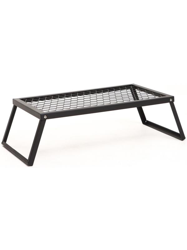 Решетка-подставка для костра, черная, толщина металла 2 мм, 55 х 33 х 18 см