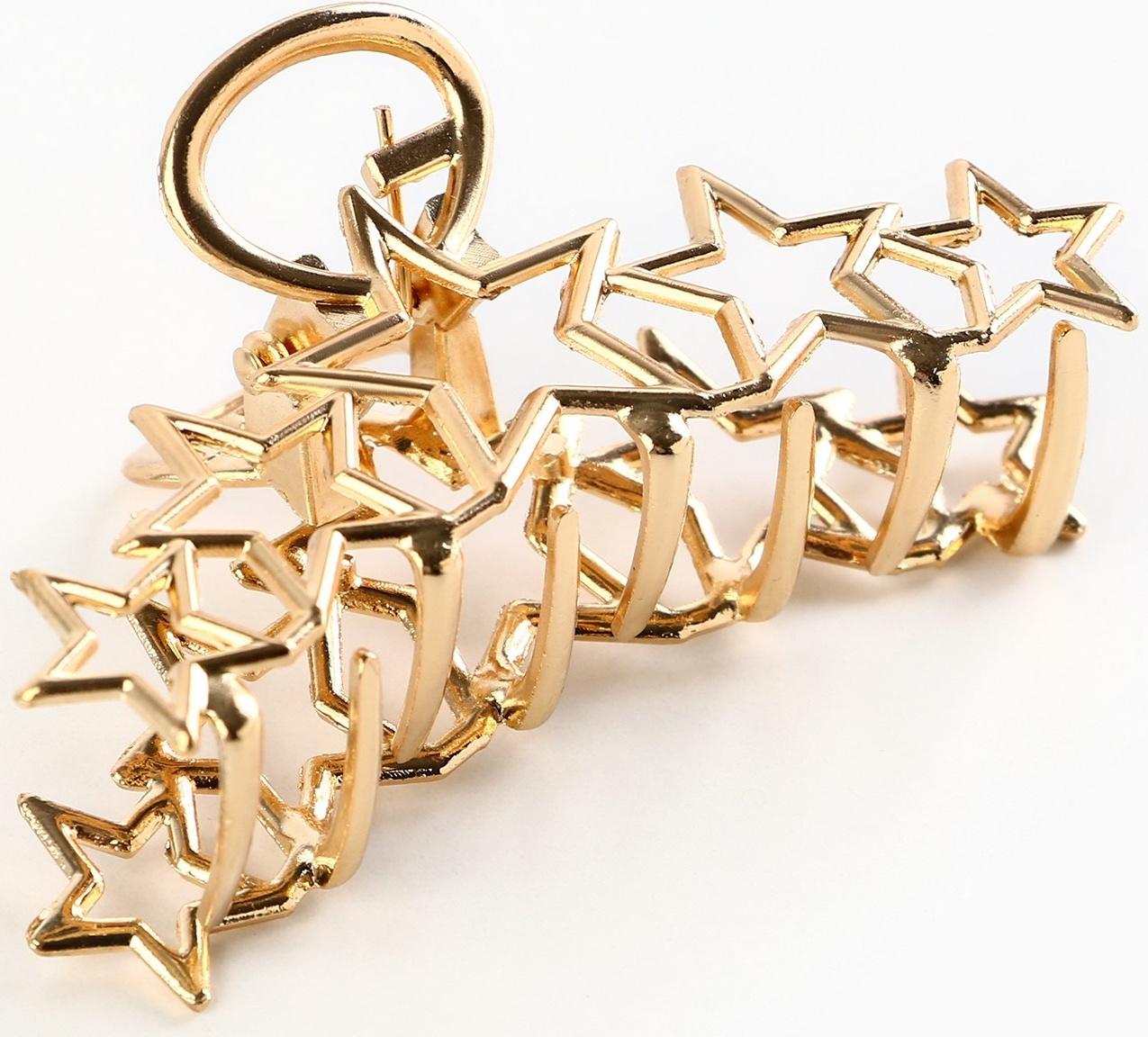 Краб для волос со звёздами 