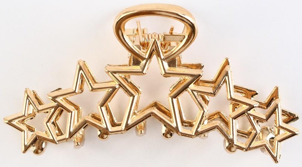 Краб для волос со звёздами 