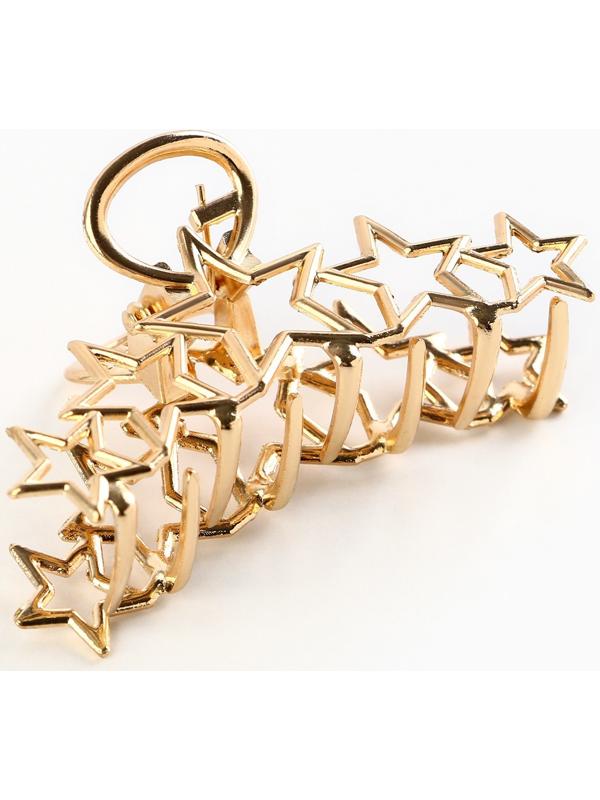 Краб для волос со звёздами 