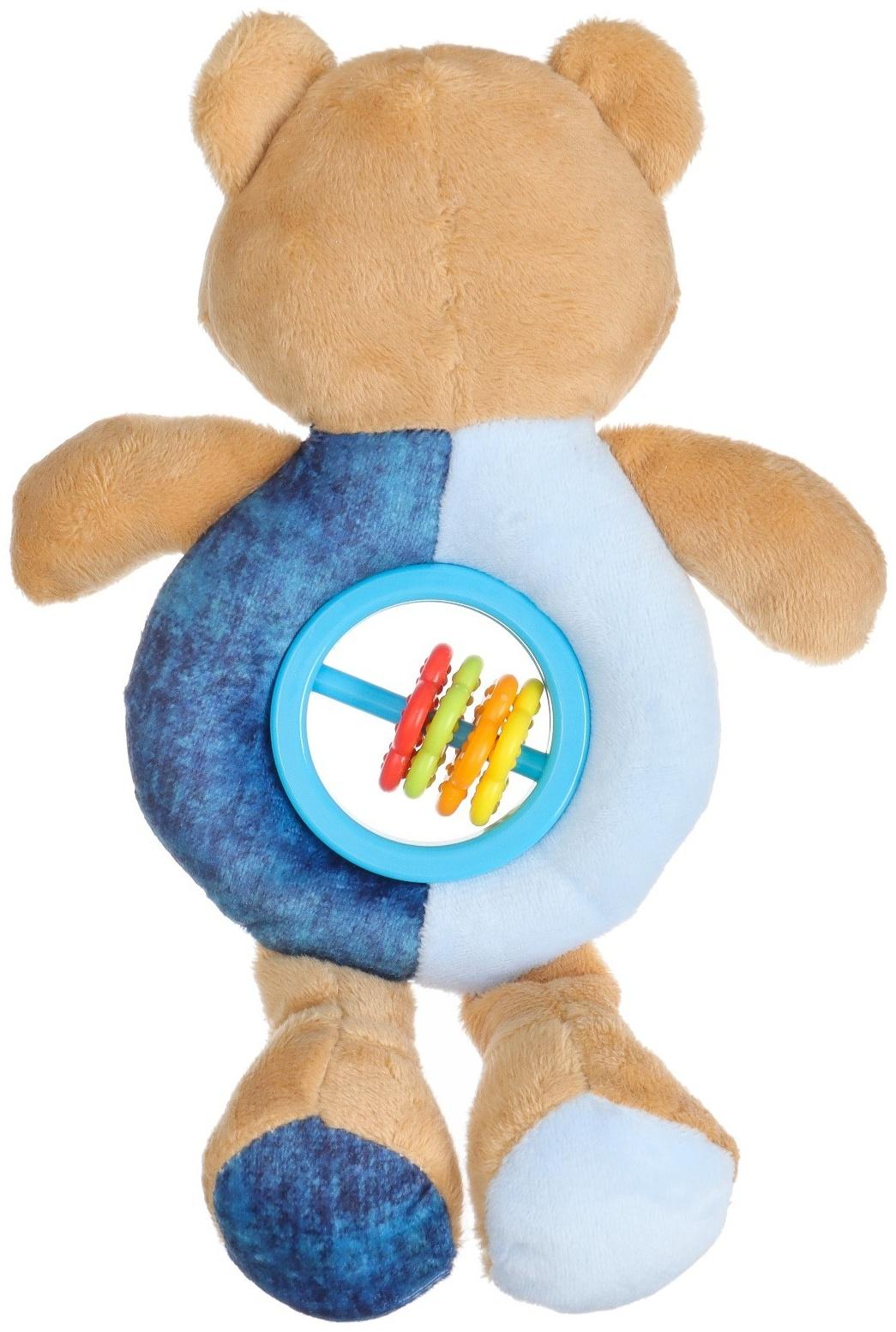 Игрушка-погремушка мягкая «Мишка», от 3 мес., Mum&Baby