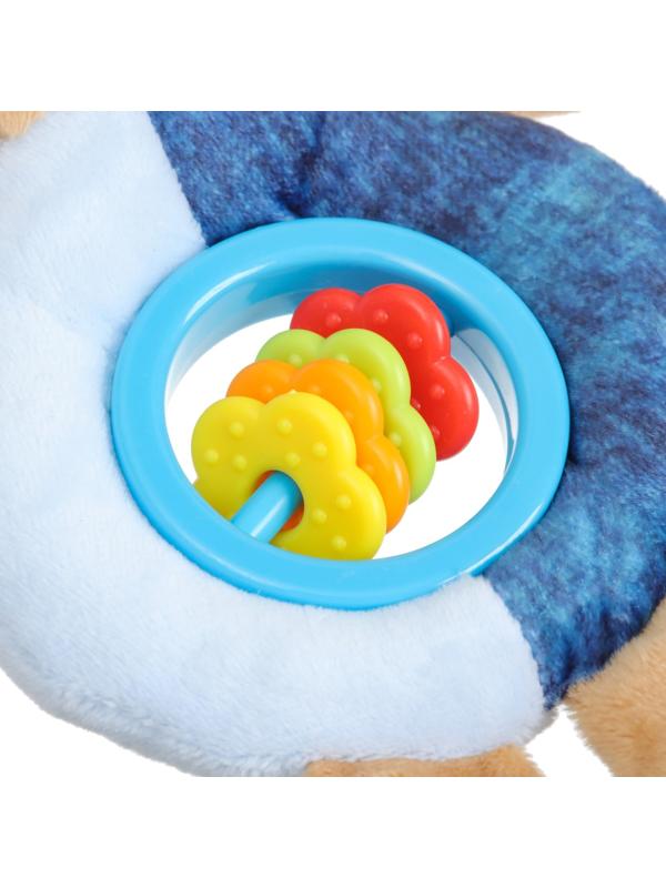 Игрушка-погремушка мягкая «Мишка», от 3 мес., Mum&Baby