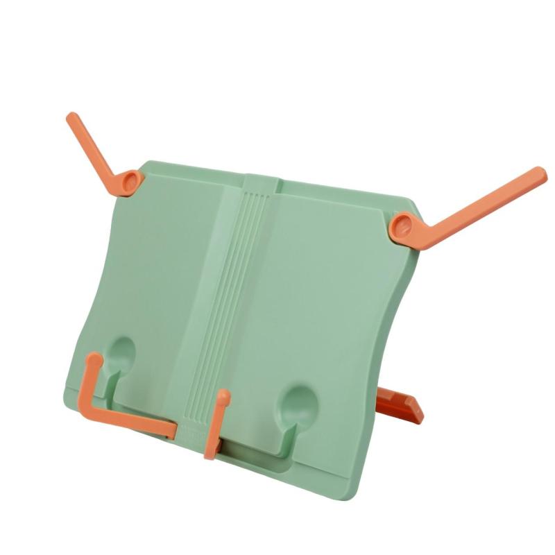 Подставка для книг №1School, регулир. наклон, пластик, зеленая
