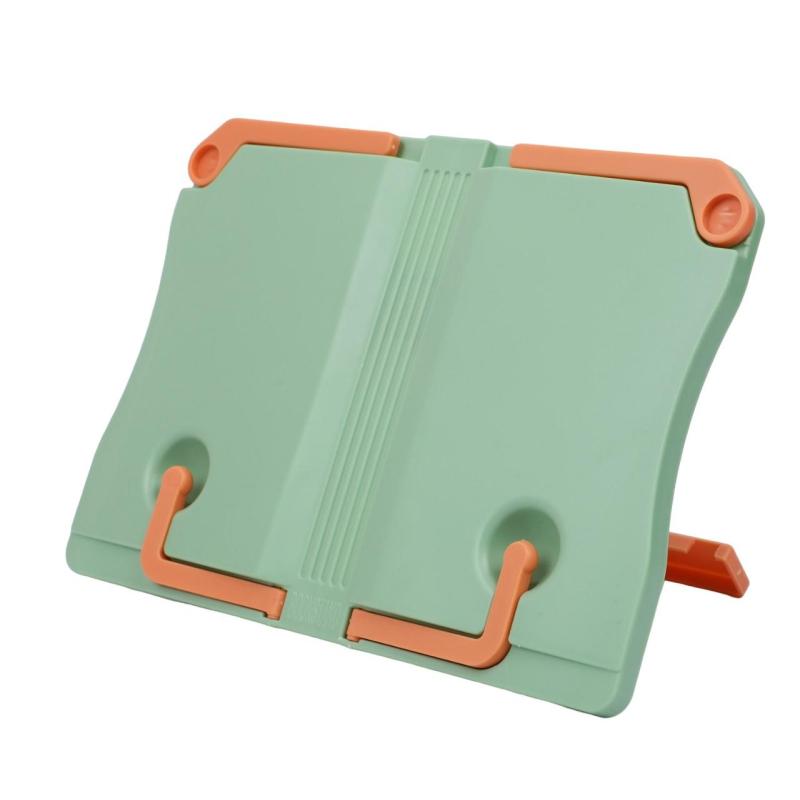 Подставка для книг №1School, регулир. наклон, пластик, зеленая