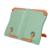 Подставка для книг №1School, регулир. наклон, пластик, зеленая