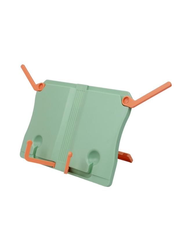 Подставка для книг №1School, регулир. наклон, пластик, зеленая