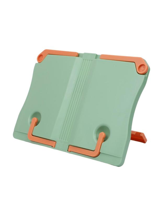 Подставка для книг №1School, регулир. наклон, пластик, зеленая