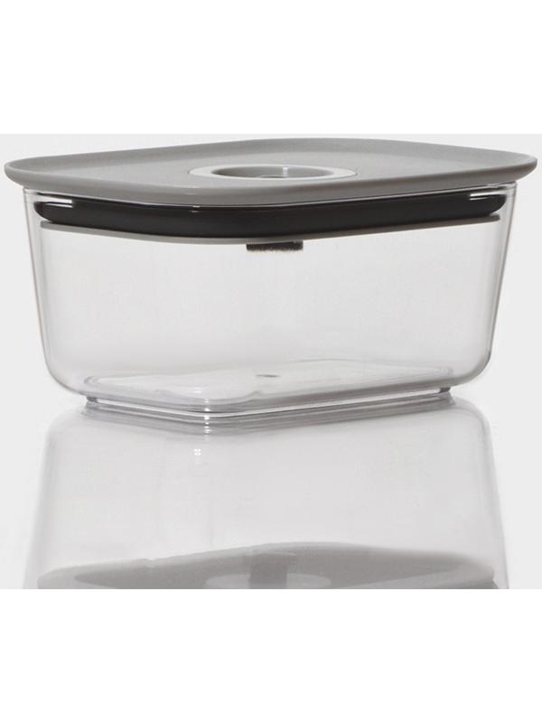 Ланч-бокс с вакуумным клапаном Доляна, 360 мл, 13,8×10×6,2 см, цвет серый