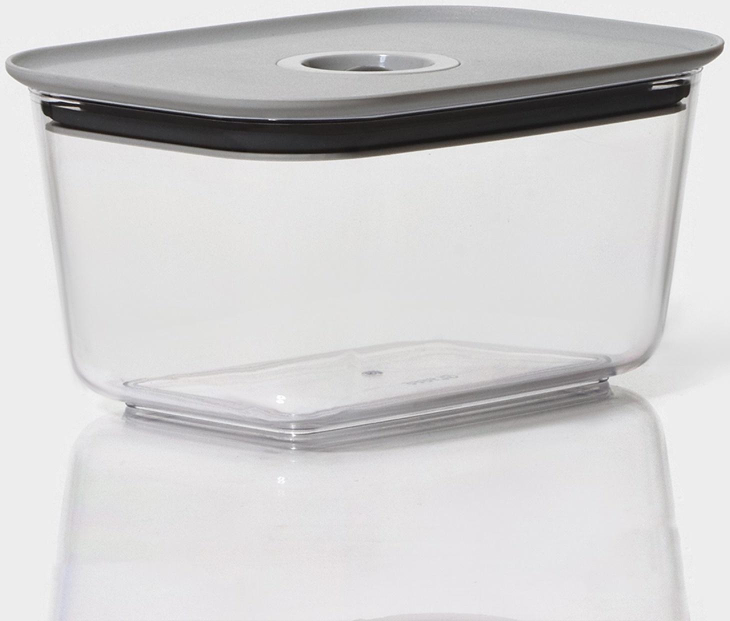 Ланч-бокс с вакуумным клапаном Доляна, 800 мл, 16,7×12×8,5 см, цвет серый