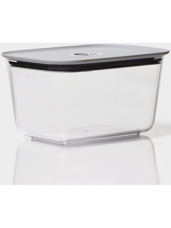 Ланч-бокс с вакуумным клапаном Доляна, 1450 мл, 19,5×14×10,5 см, цвет серый