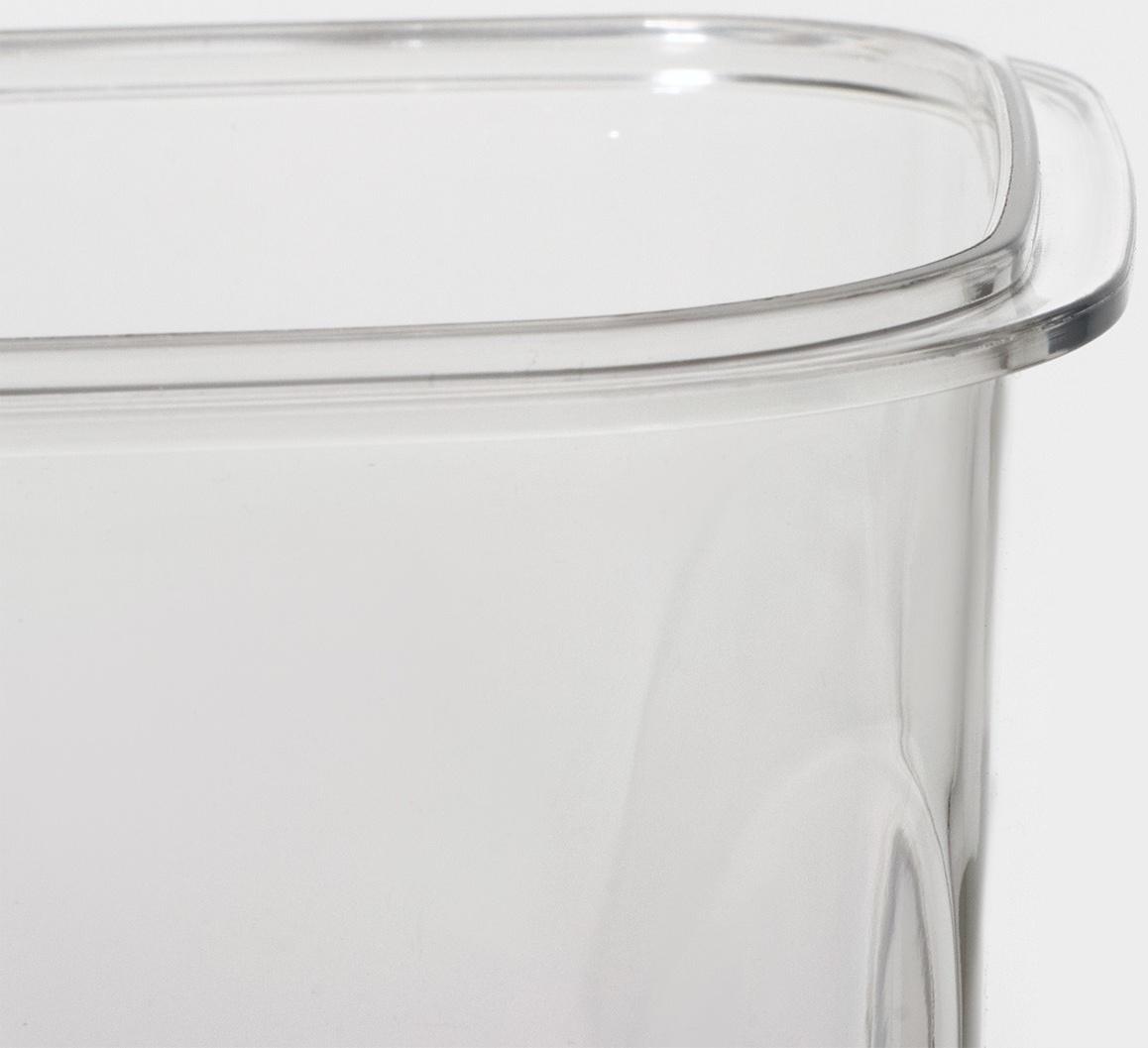 Набор банок для продуктов с вакуумом Доляна, 3 шт, 380 мл, 750 мл,1300 мл, насос, цвет голубой