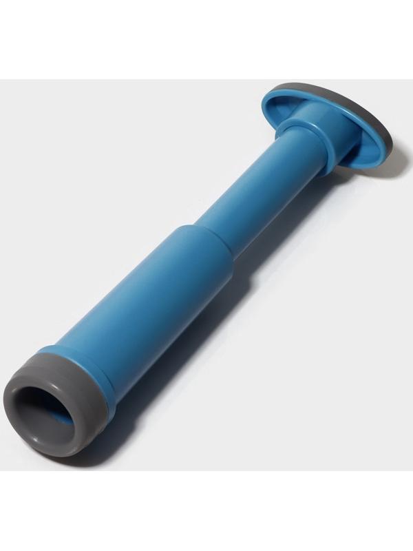 Набор банок для продуктов с вакуумом Доляна, 3 шт, 380 мл, 750 мл,1300 мл, насос, цвет голубой