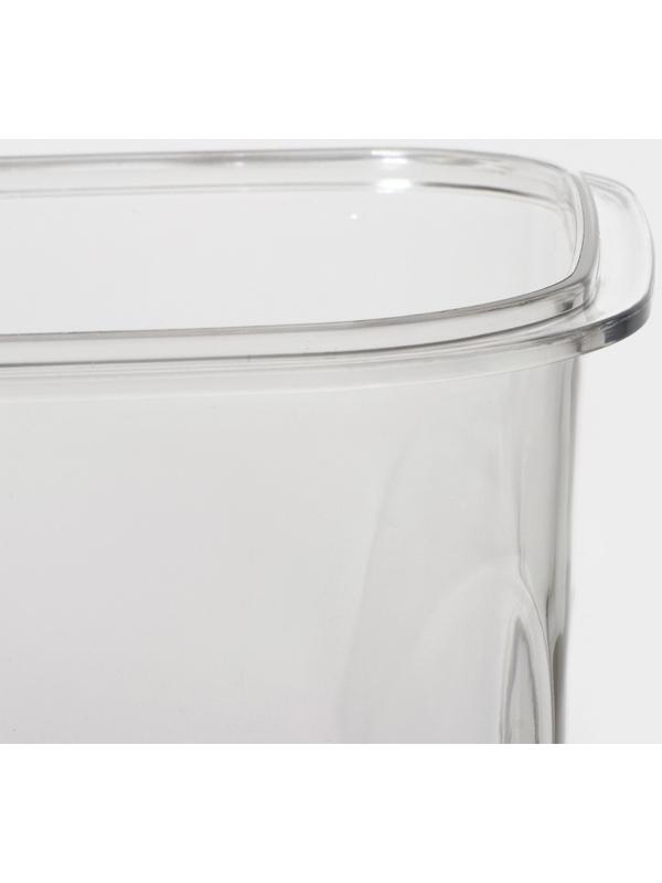 Набор банок для продуктов с вакуумом Доляна, 3 шт, 380 мл, 750 мл,1300 мл, насос, цвет голубой