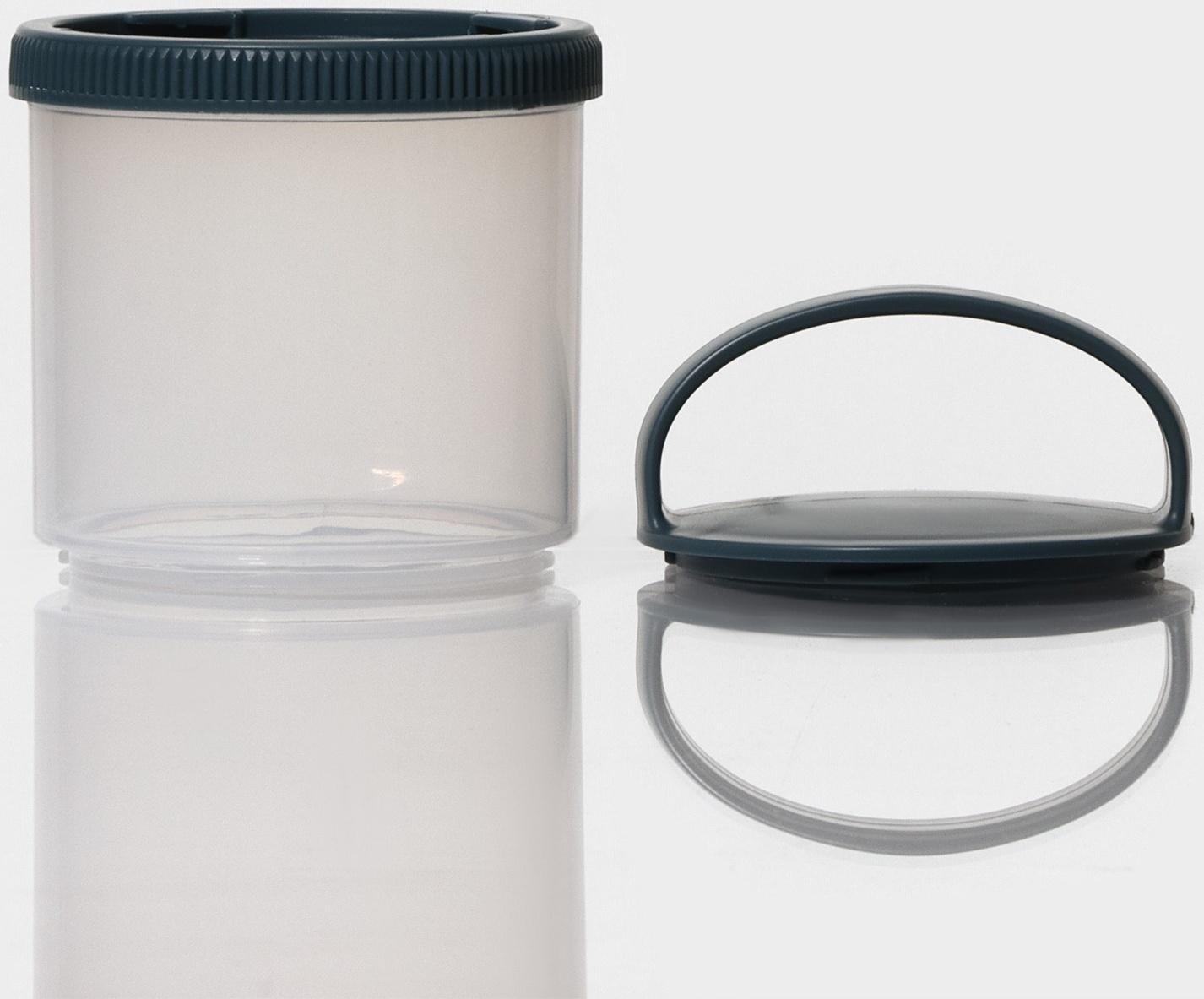 Набор банок для продуктов Доляна, 4 шт, 120 мл, 180 мл, 230 мл, 290 мл