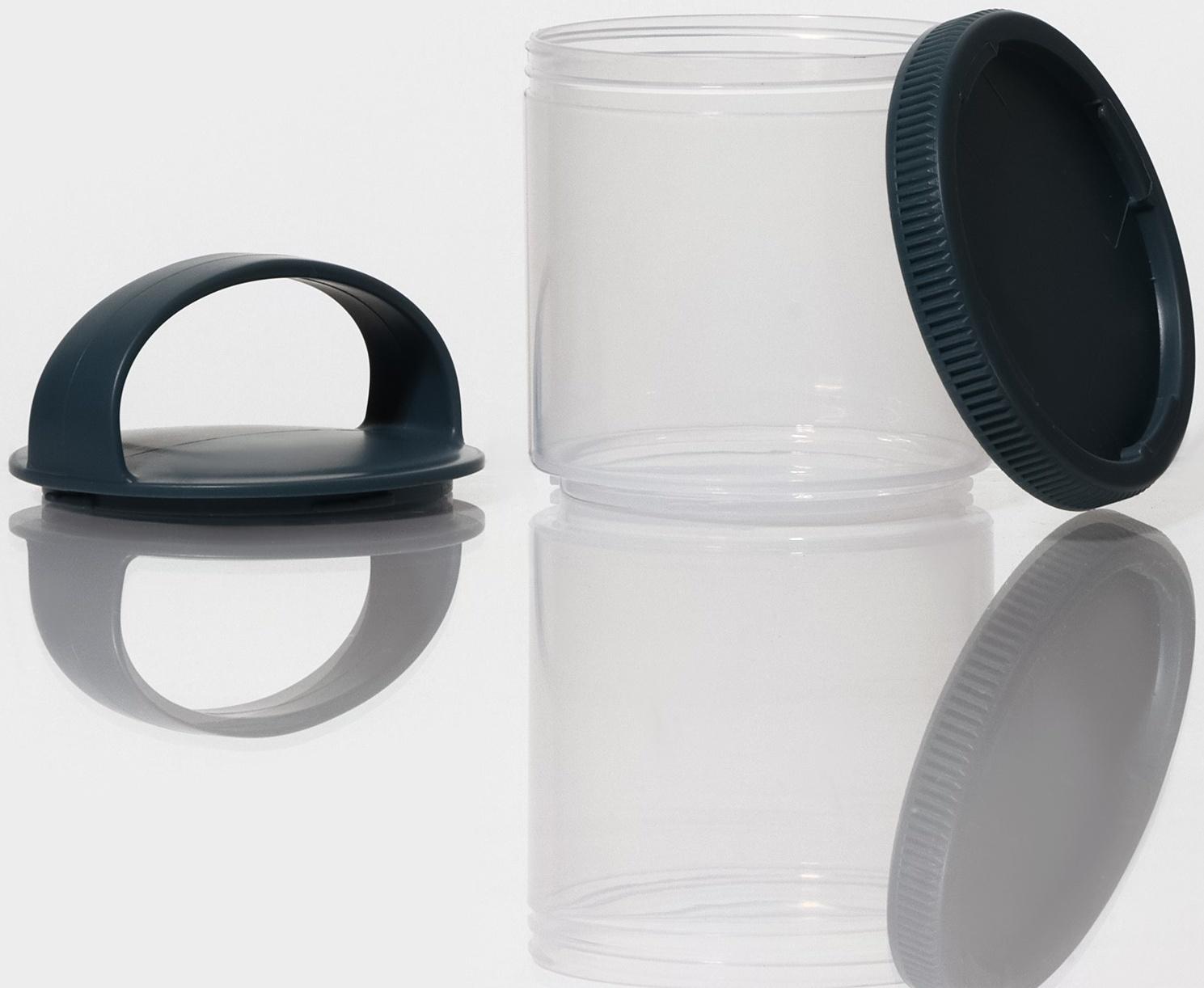 Набор банок для продуктов Доляна, 4 шт, 120 мл, 180 мл, 230 мл, 290 мл