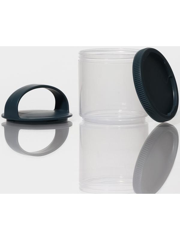 Набор банок для продуктов Доляна, 4 шт, 120 мл, 180 мл, 230 мл, 290 мл