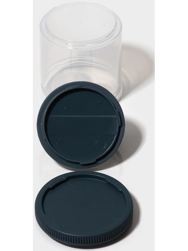 Набор банок для продуктов Доляна, 4 шт, 120 мл, 180 мл, 230 мл, 290 мл