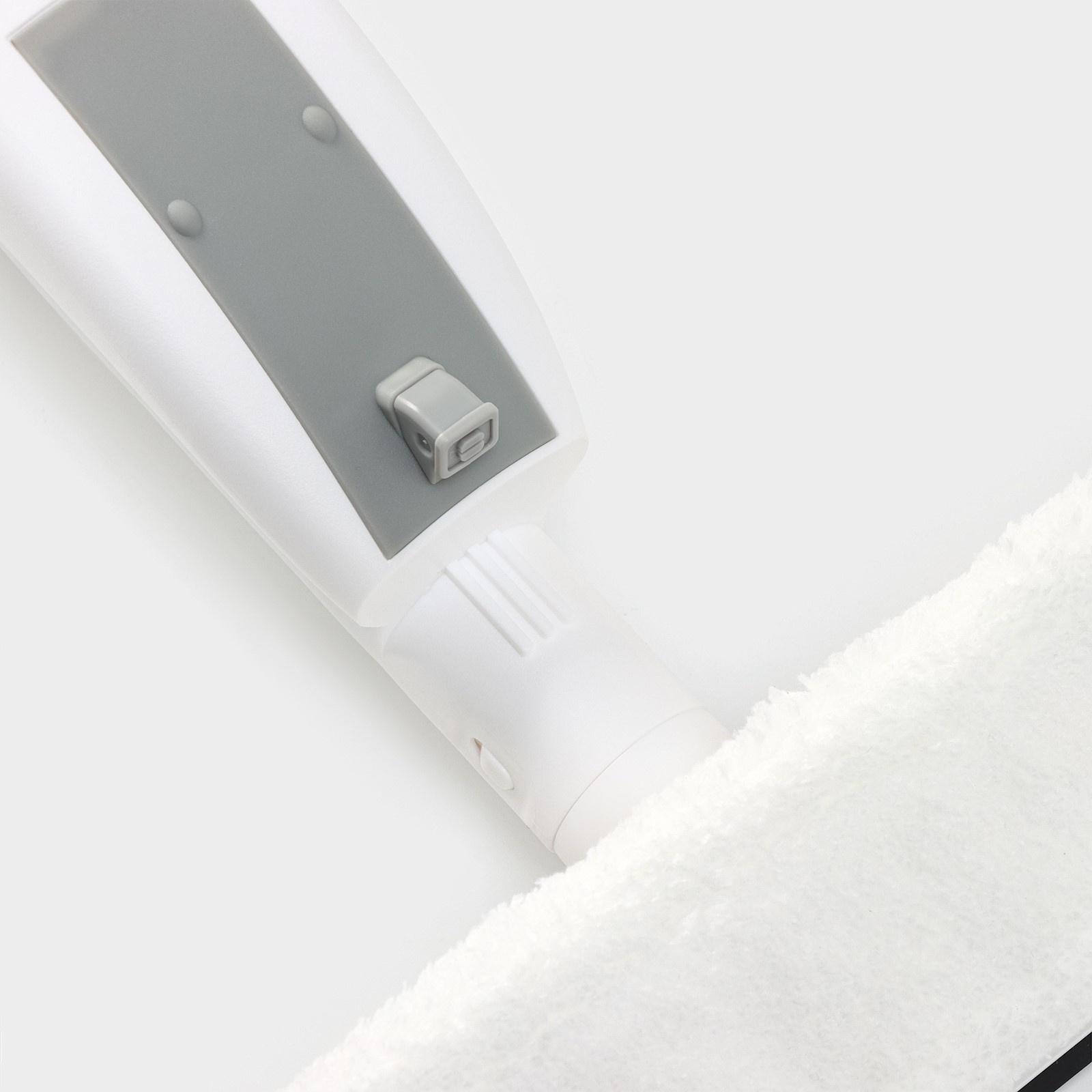 Оконная швабра с распылителем Raccoon, алюминиевая ручка, длина 116 см, сгон 25 см, насадка 25×6 см