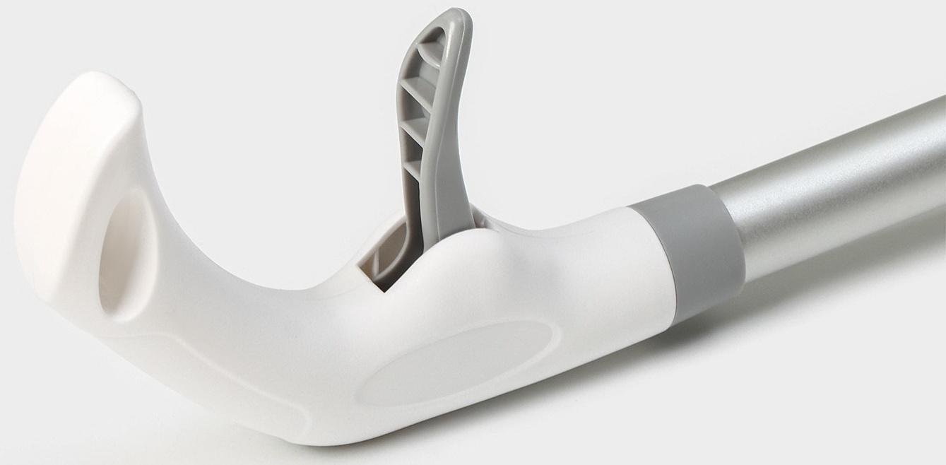 Оконная швабра с распылителем Raccoon, алюминиевая ручка, длина 116 см, сгон 25 см, насадка 25×6 см