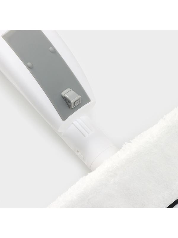 Оконная швабра с распылителем Raccoon, алюминиевая ручка, длина 116 см, сгон 25 см, насадка 25×6 см