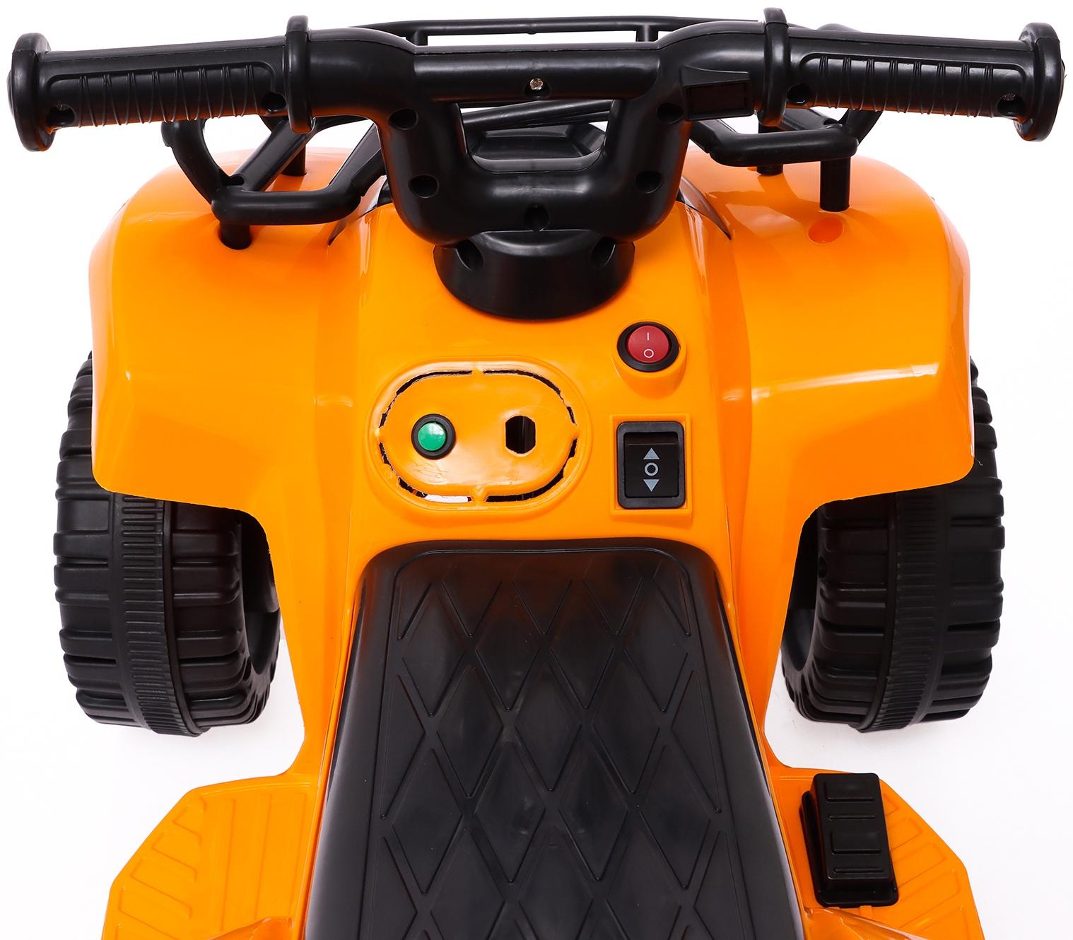 Электромобиль «Квадроцикл», цвет оранжевый