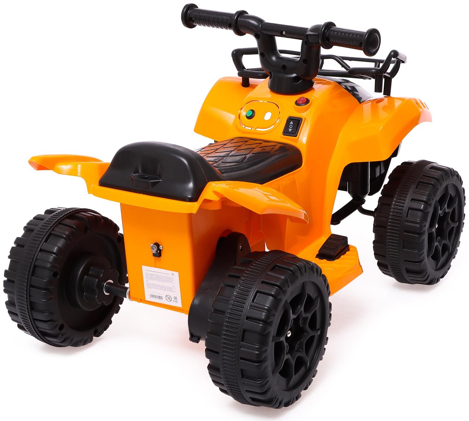 Электромобиль «Квадроцикл», цвет оранжевый