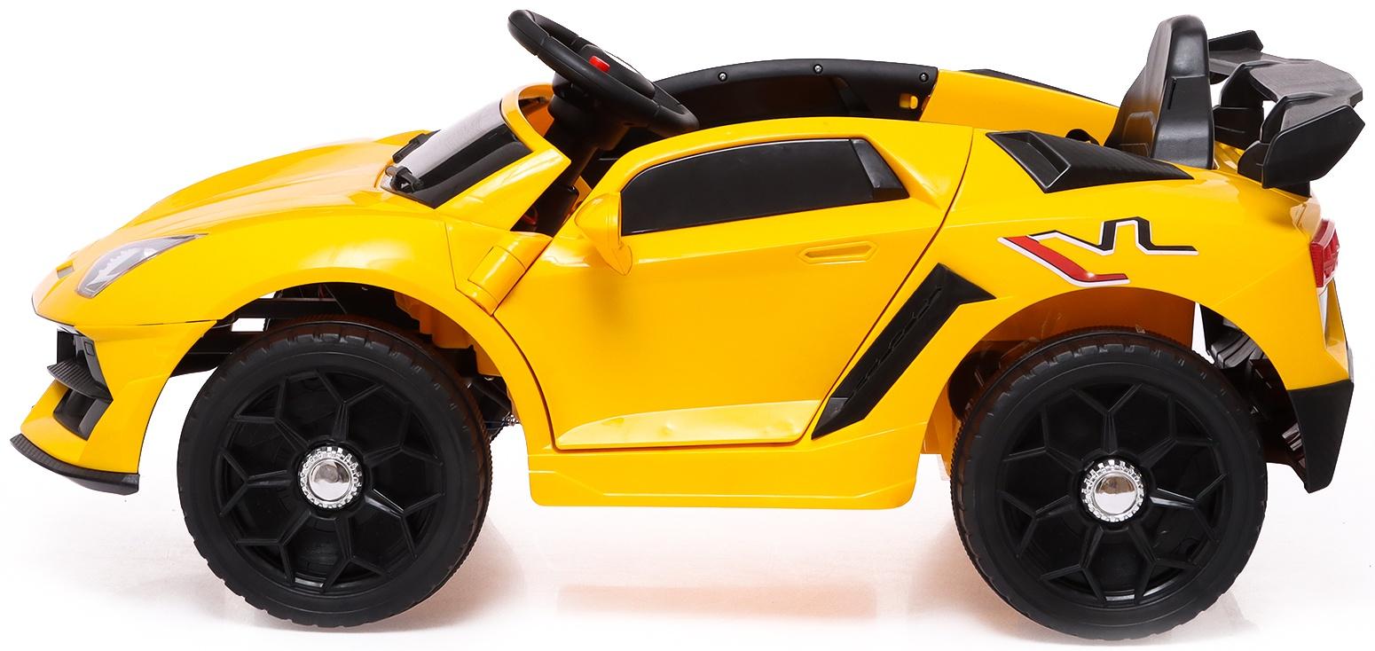 Электромобиль «Ламбо», 2 мотора, цвет желтый