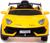 Электромобиль «Ламбо», 2 мотора, цвет желтый