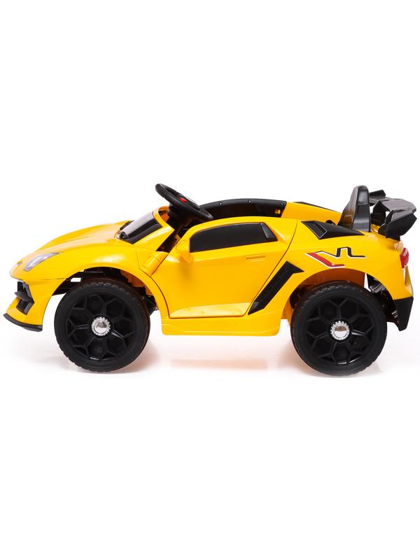 Электромобиль «Ламбо», 2 мотора, цвет желтый