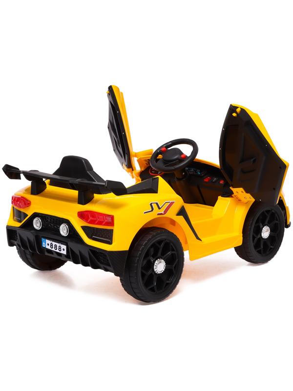Электромобиль «Ламбо», 2 мотора, цвет желтый