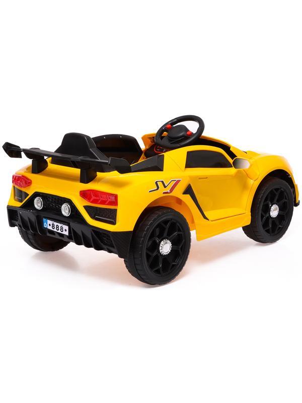 Электромобиль «Ламбо», 2 мотора, цвет желтый
